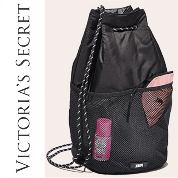 PINK DRAWSTRING BAG